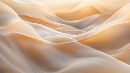 Obraz premium Tranquil Abstract Soft Waves in Muted Tones for Serene Atmosphere