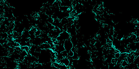 Neon Electric Veins on Black Background. Futuristic Glowing Abstract Pattern for Creative Designs and Digital Artwork. Energy Flow, and Cloudy Nebula Effect for Technology and Sci-Fi Concepts