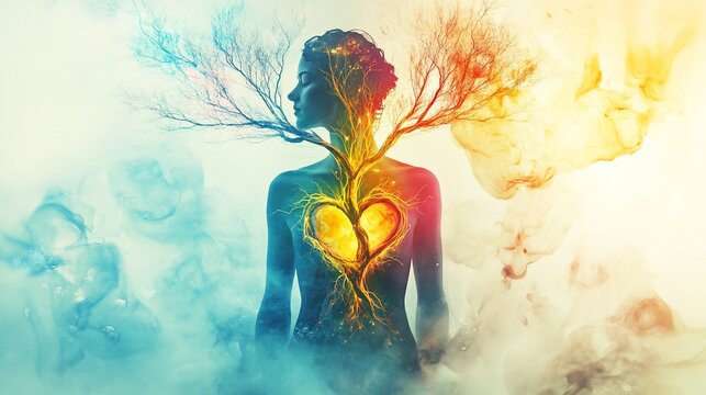 Inner Harmony: A Woman's Heart as a Tree of Life