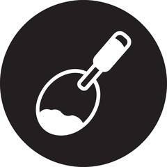 Trowel glyph icon