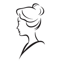 woman's day vector silhouette