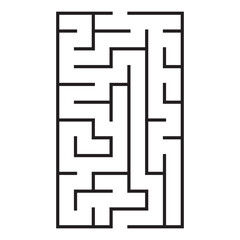 Kids riddle maze puzzle labyrinth vector illustration