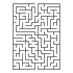 Kids riddle maze puzzle labyrinth vector illustration