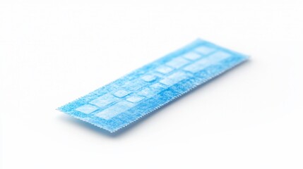 Close-up of a Single Blue Rectangular Air Freshener