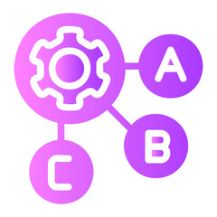 Planning Strategy gradient icon