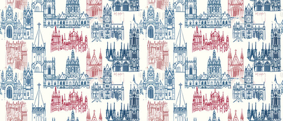 Fototapeta premium seamless repeating pattern graphic
