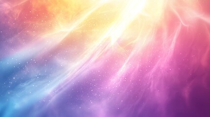 Soft pastel aura effect on white background for promotion