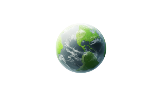 Breathtaking view of planet earth from space, a stunning display of blue marble and cloud formations