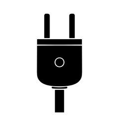 electric plug isolated on white background