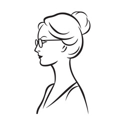 woman's day vector silhouette