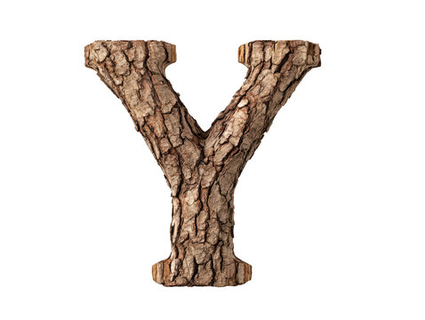 Rustic wooden letter y on textured black background, a vintage typography image  - Powered by Adobe