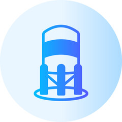 silo gradient icon