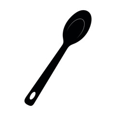 serving spoon vector icon, simple design, minimal style, line icon, Silhouettes,
Cooking equipment made of stainless steel and modern, vector illustration,
kitchen utensils in black and white,