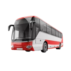 Rolgordijnen zonder boren red double decker bus © Annamorphosis