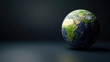 Digital Earth: Low Poly Globe Render