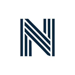 Modern Initial N Logo