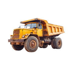 Fototapeta premium bulldozer isolated on white