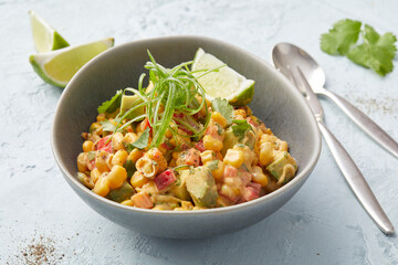 Corn and Spring Onion Salad