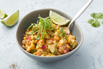 Corn and Spring Onion Salad