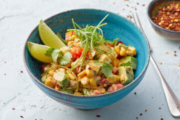 Corn and Spring Onion Salad
