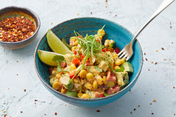 Corn and Spring Onion Salad