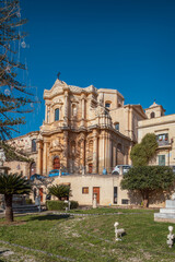 Church of San Domenico in Noto in Sicily