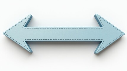 Double-headed arrow signifying direction and choice