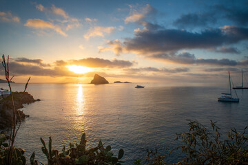 Dattilo island - Sunrise from Panarea Island - Aeolian Islands Archipelago - Sicily - 001