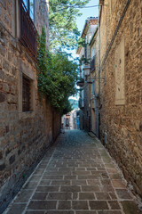 streets of mistretta in sicily