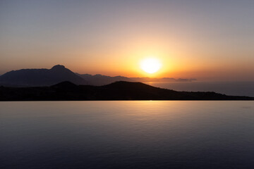 Sunset from Collesano - Sicily