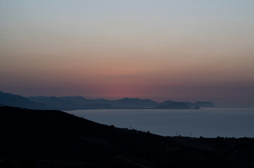 Sunset from Collesano - Sicily