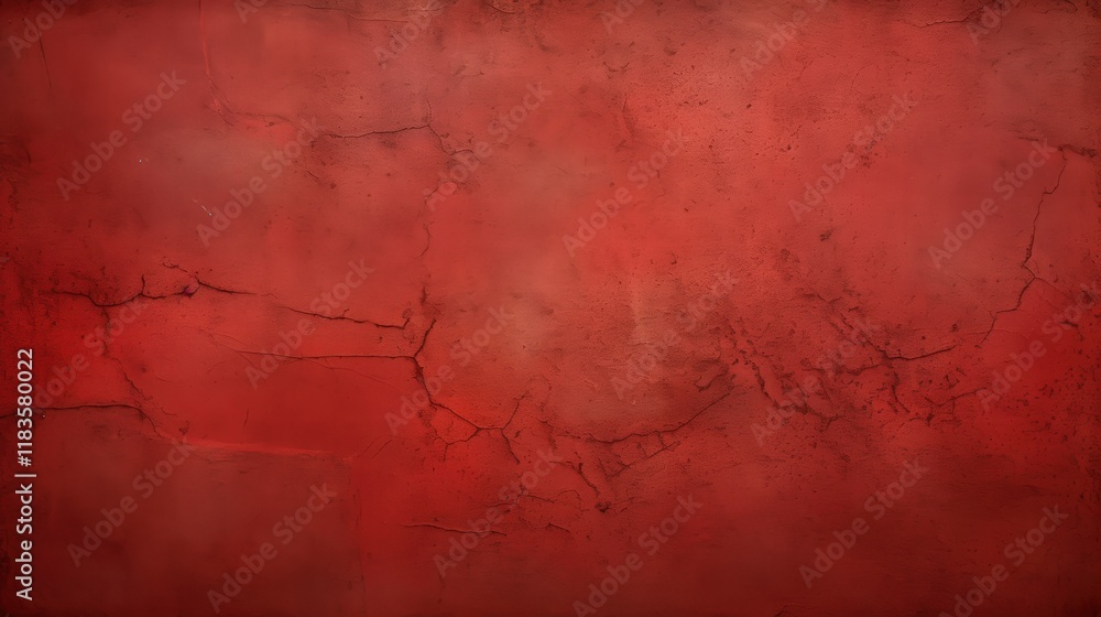 Poster textured red concrete background with subtle cracks and depth ideal for various design applications 