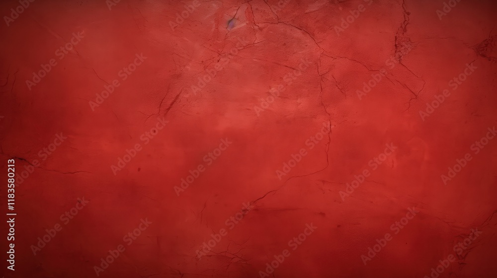 Poster textured red concrete background with unique patterns and imperfections for various creative project
