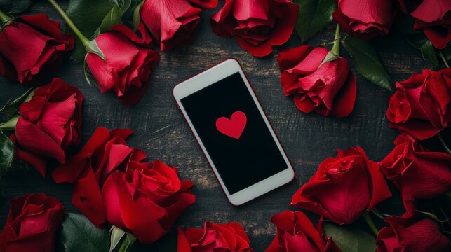 Man expressing his deep affection through heartfelt love messages sent via mobile phone.