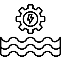 Hydro Power Icon