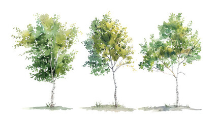 Obraz premium Green Trees