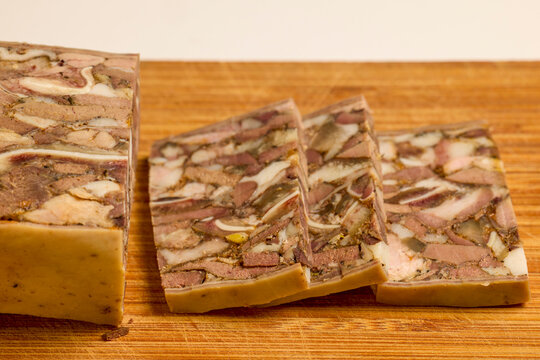 traditional Romanian pork product (toba)