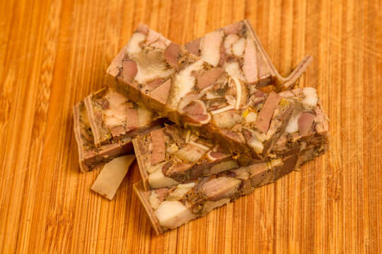 traditional Romanian pork product (toba)