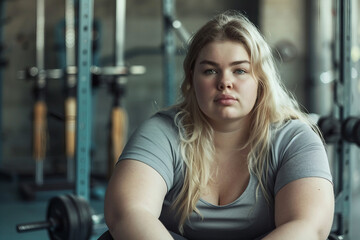 Generative AI Portrait Promoting Body Positivity Self-Acceptance Confidence and unhealthy Lifestyle