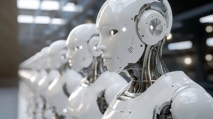 Fototapeta premium Exploring the vast potential of artificial intelligence networks in modern technology and society