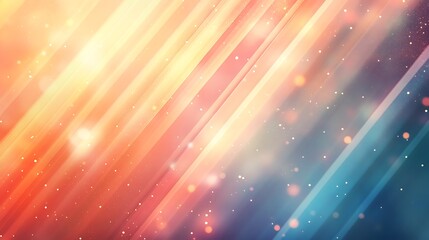 Abstract Diagonal Lines Glowing Bright Colors Background