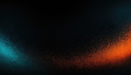 Blue and orange gradient background design with grainy noise texture effect web banner design
6