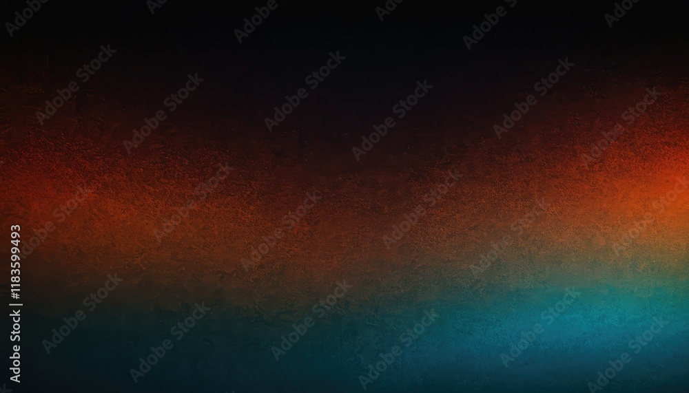 Poster blue and orange gradient background design with grainy noise texture effect web banner design 2