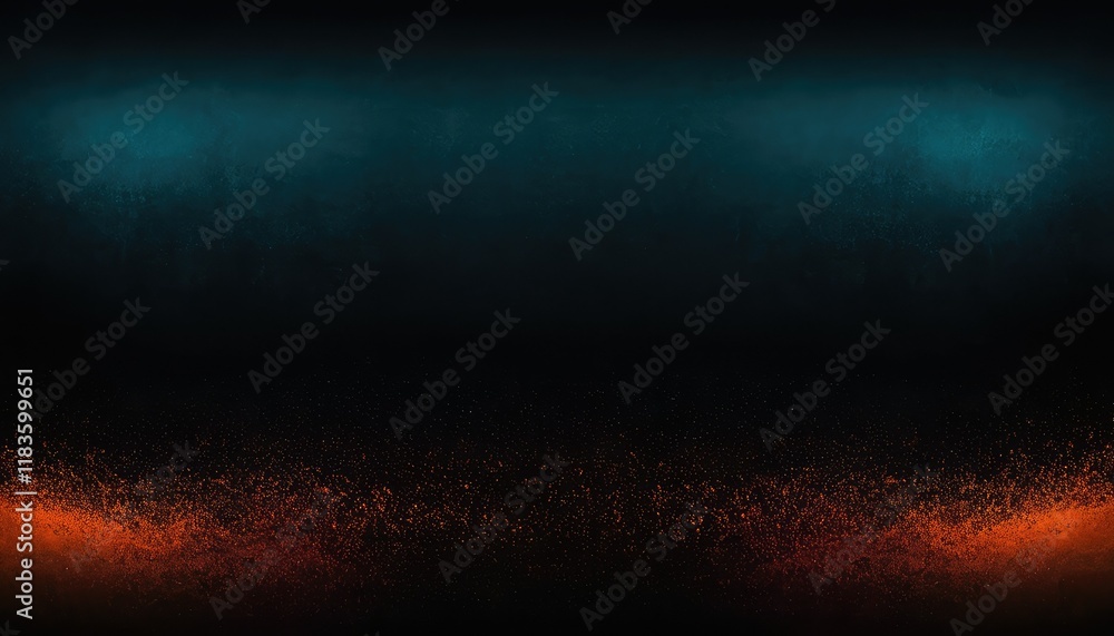 Poster blue and orange gradient background design with grainy noise texture effect web banner design 1