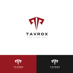 Stylish Masculine T Lettermark Logo Design Template for Branding | Fully Editable