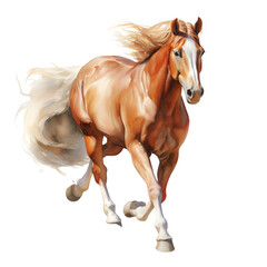 Horse Riding Clipart Vector Illustration