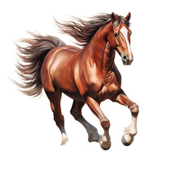 Obraz premium Horse Riding Clipart Vector Illustration