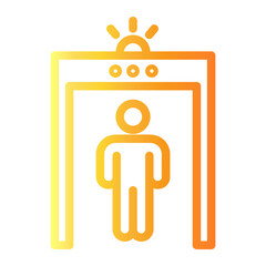 metal Line Gradient Icon