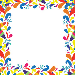 Creative vector illustration of abstract colorful Happy Holi background design.