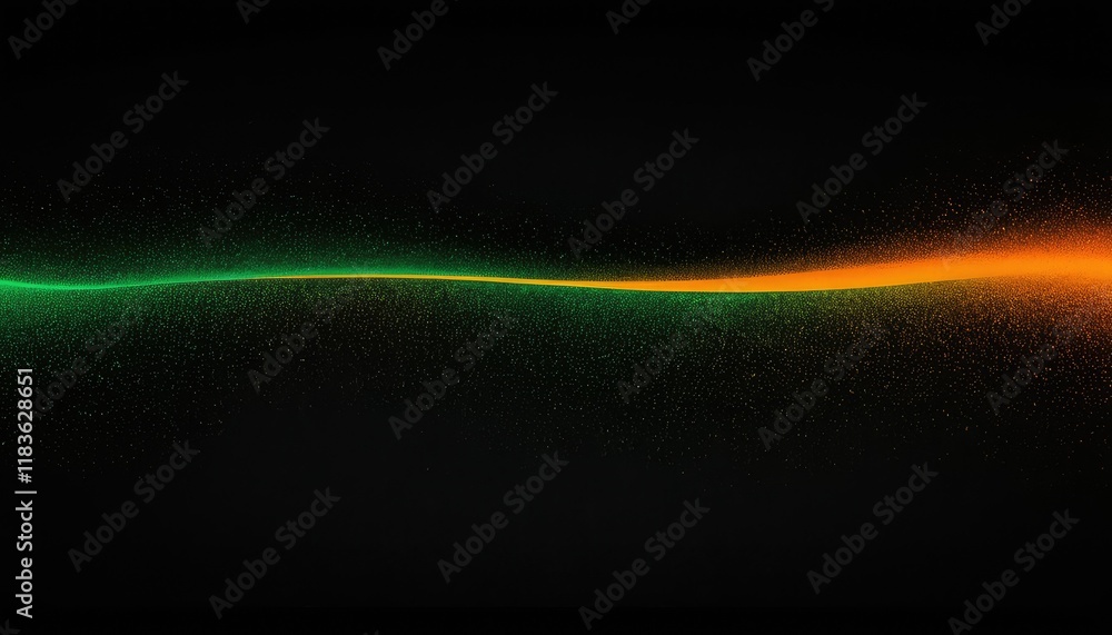 Fototapete 3d abstract background with flowing waves of particles 9